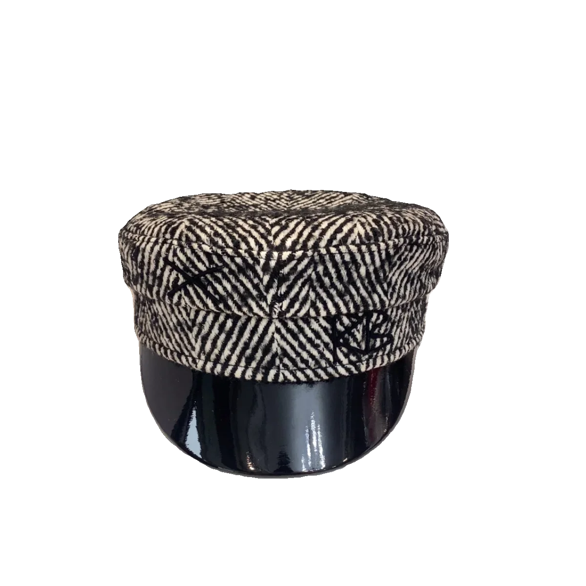 Brand Women Newsboy Caps Wool Flat Visor Cap Autumn Winter Woolen Hat Herringbone-wool Baker Boy Cap Sombreros De Mujer