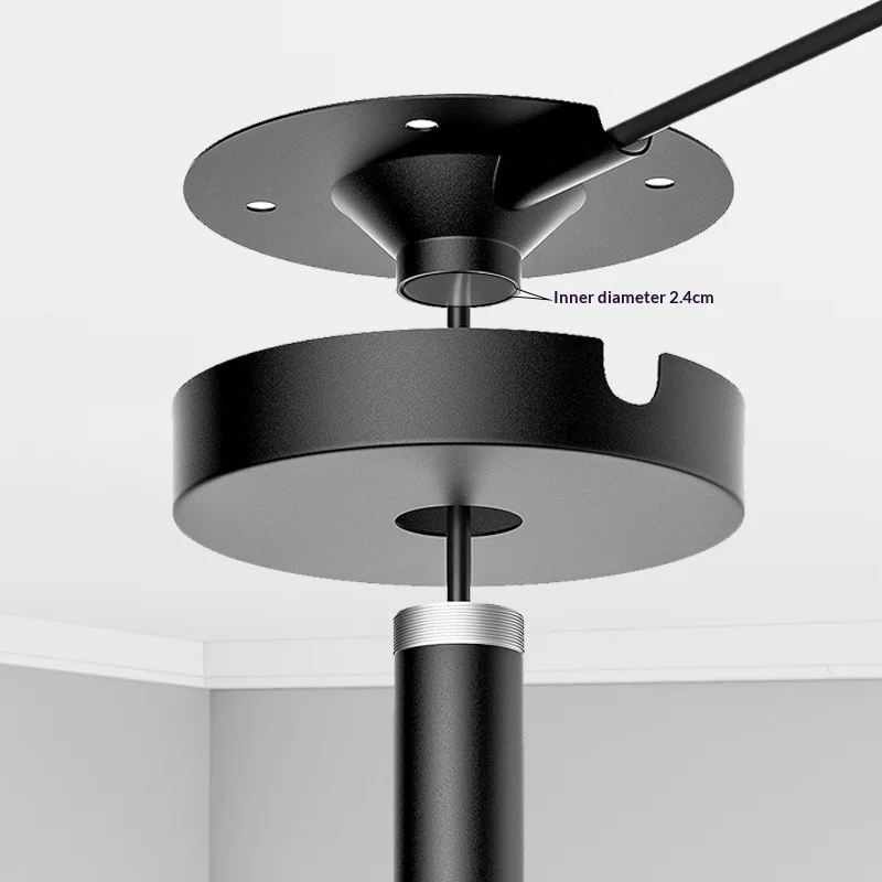 10-60CM Universal Projector Bracket 360° Pan-Tilt Adjustable Projector Hanger Ceiling& Wall Mount Stand,1/4 Inch Screw MAX 5KG
