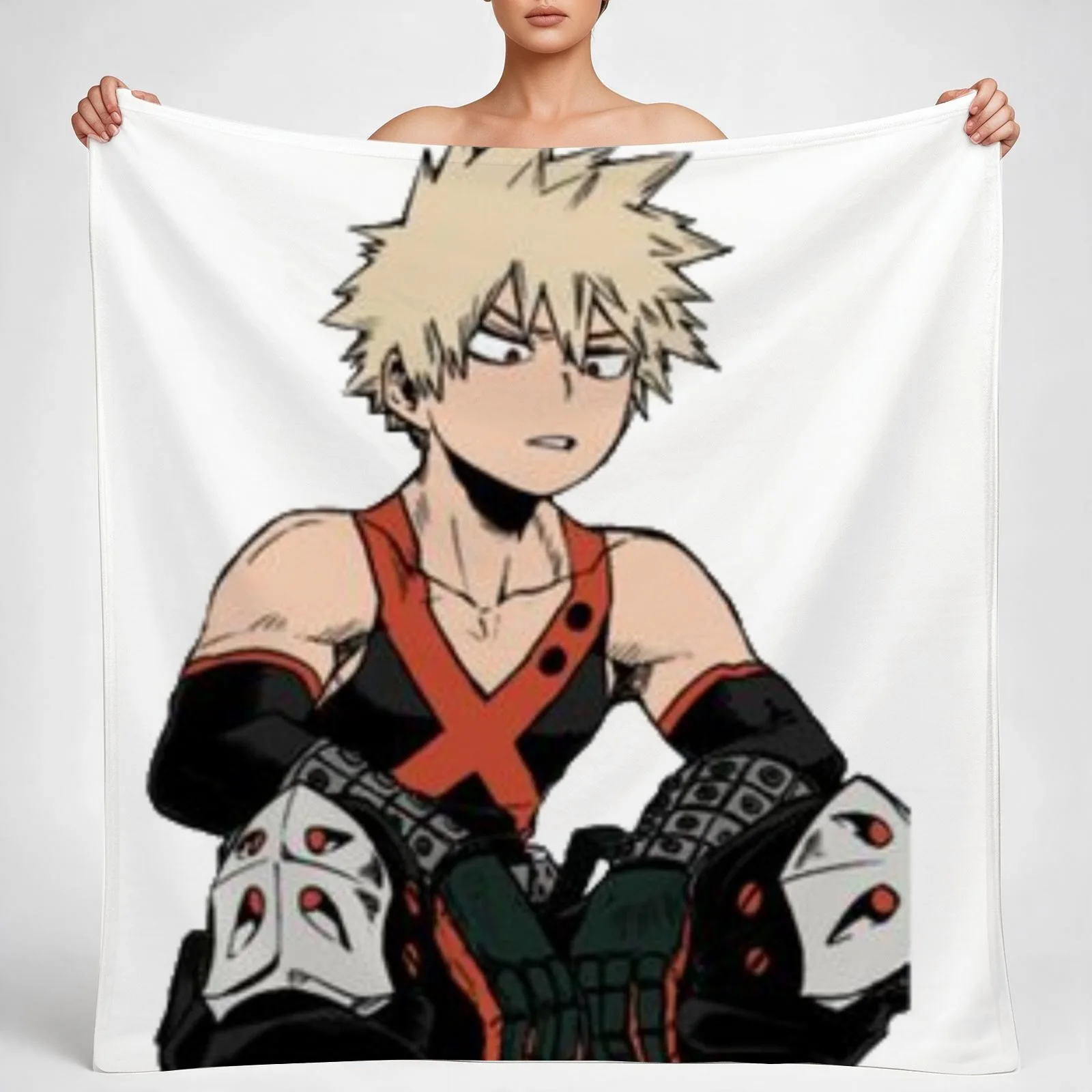 Bakugou Katsuki Throw Blanket couch cozy soft plush fuzzy picnic outdoor blanket