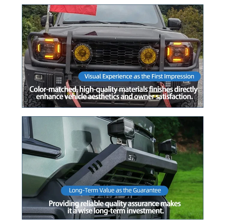 Trwałe, odporne na warunki atmosferyczne zderzaki samochodowe