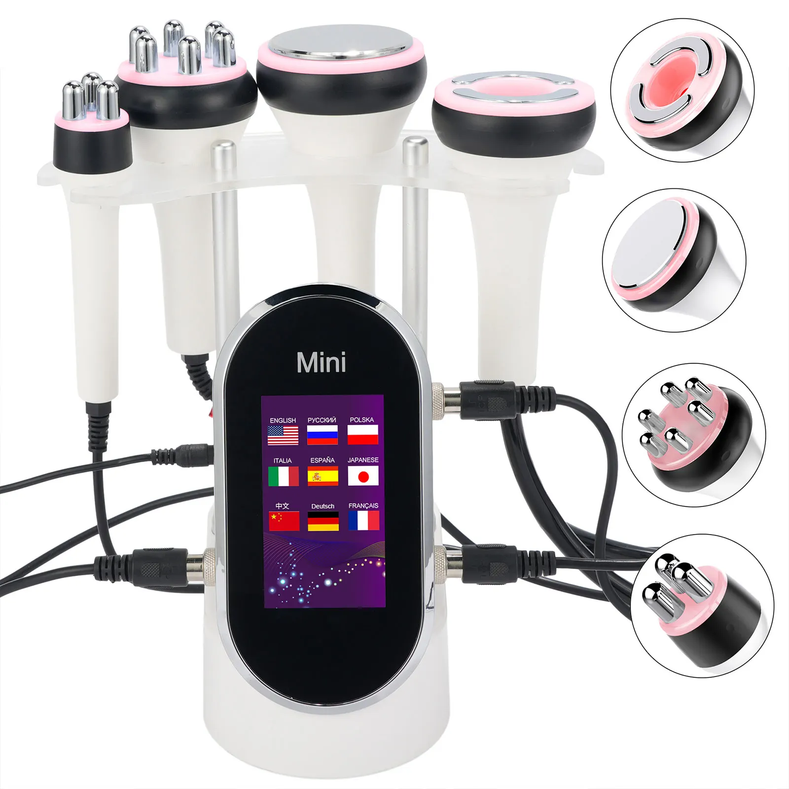 4 in 1 Facial Care 40K Cavitation Lipo Slimming Ultrasonic Liposuction Cavitation Machine Skin Tightening Lifting Device
