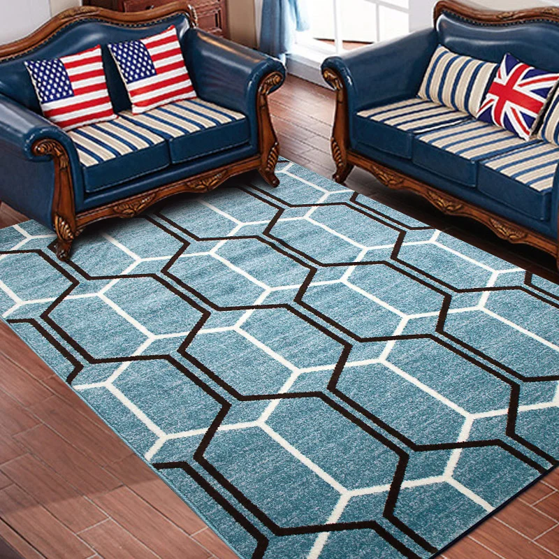 room tapetes para casa sala tapis salon High tea table mat design tessel edge cotton area rug for bedside living