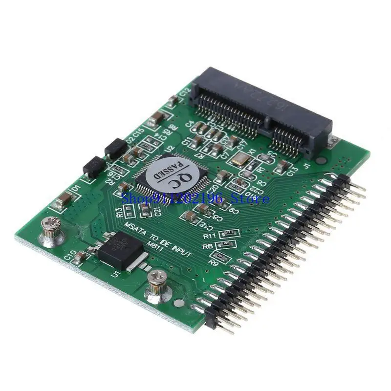 

P82A 2.5" Inch IDE to MSATA Adapter, Convert Laptop 44 Pin Male IDE MSATA HDD Hard Disk Drive SSD to a Serial ATA Port