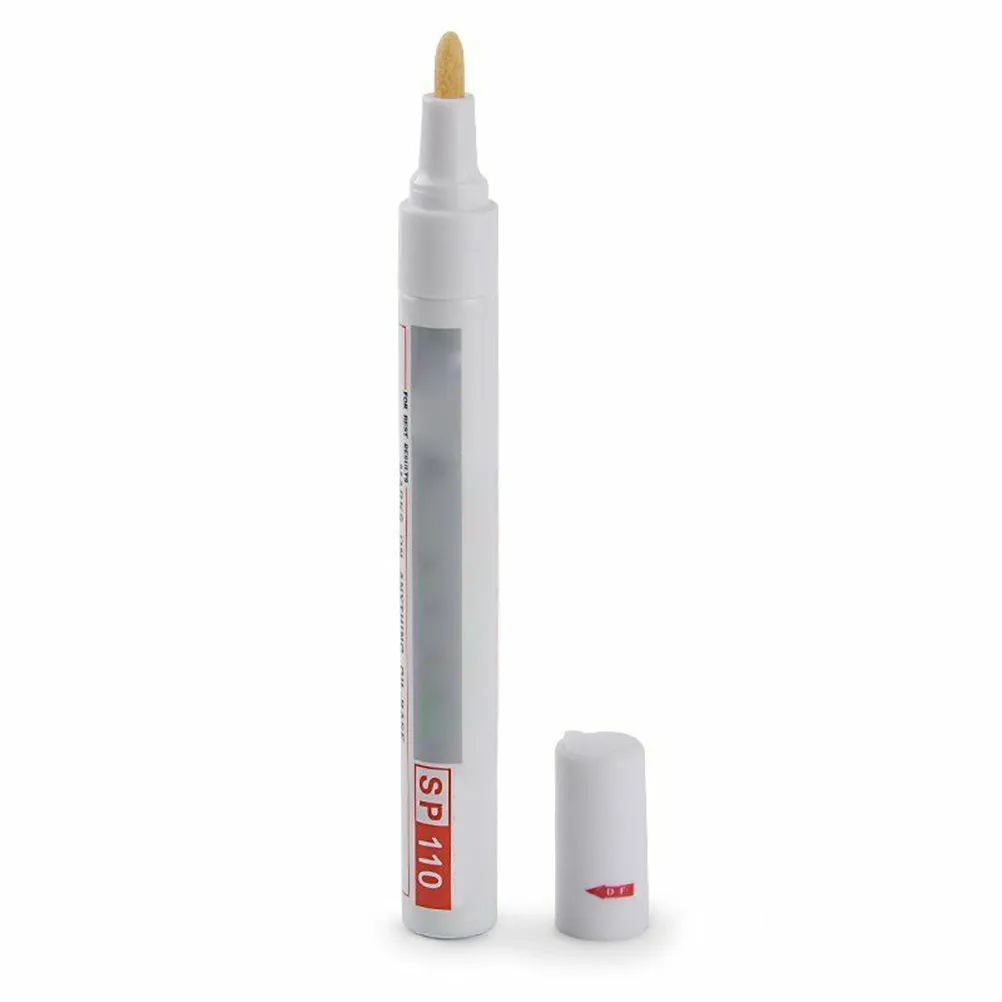 Stylo de retouche peinture voiture blanc, marqueur de réparation anti-rayures, outil de dissimulation, prévient l'oxydation, utilisation multi-surfaces (métal, verre, bois)