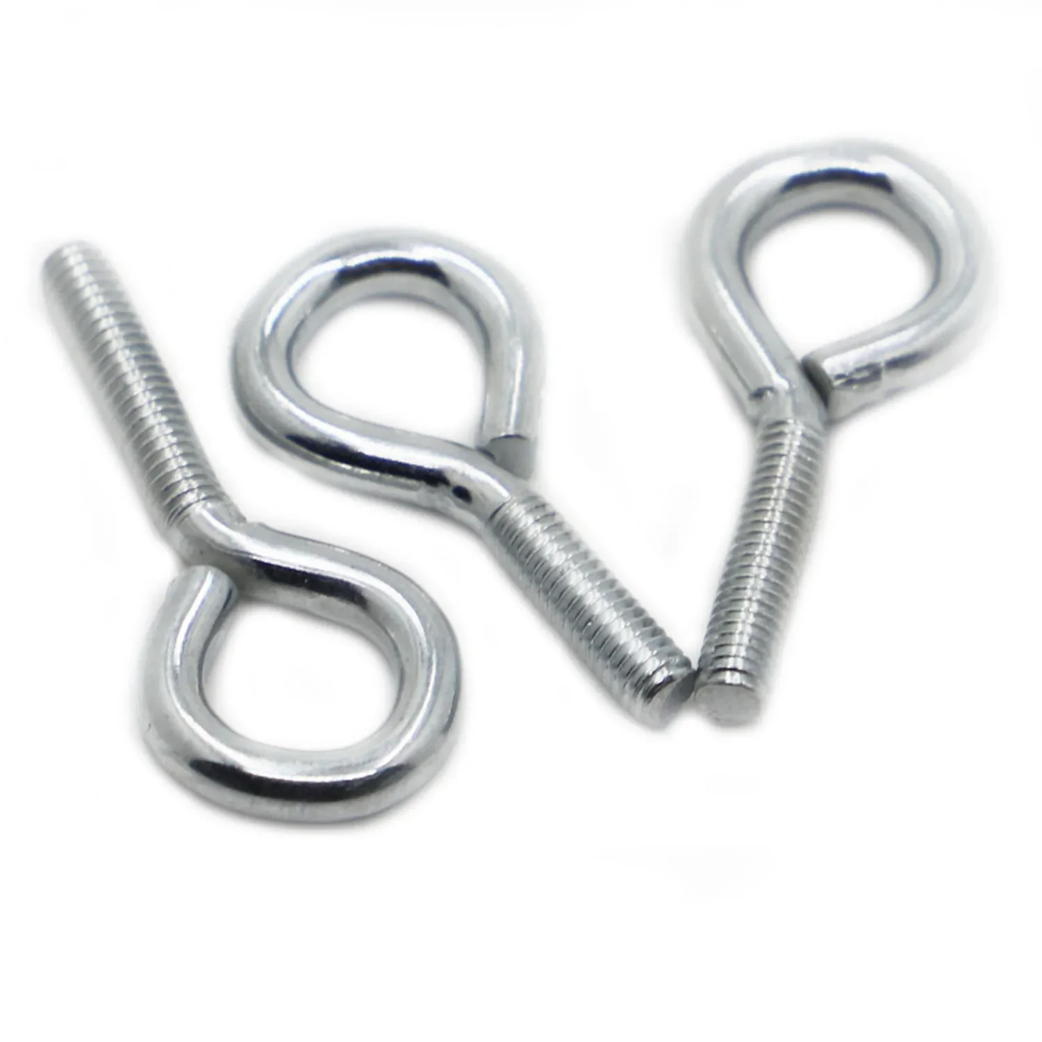 M3 M4 M5 M6 M8 M10 Zinc Plated Carbon Steel Sheep Eye screw Bolt Ring Hook Hanging Ring Screw