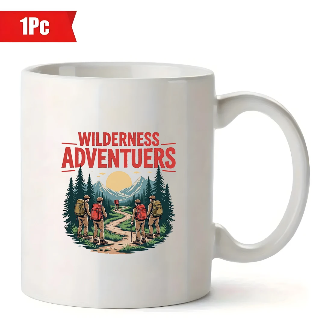 Кружка для приключений на открытом воздухе на 11 унций + мультяшная чашка для приключений в пустыне + детская чашка для холодных и горячих напитков - рождественский подарок для семьи и офиса