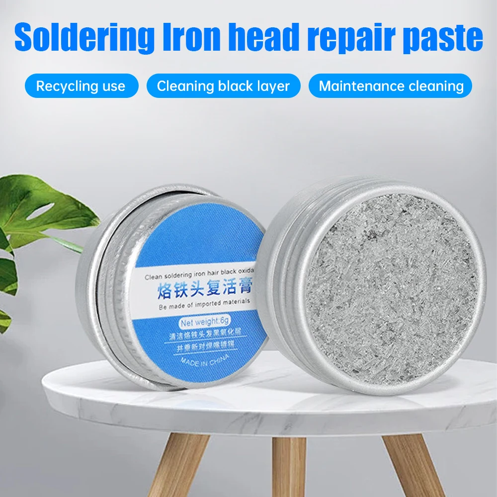 3pcs 6g הלחמה קצה ניקוי הדבק ברזל קצה tinner activator טיפ מנקה מסיר כלי תיקון מרענן