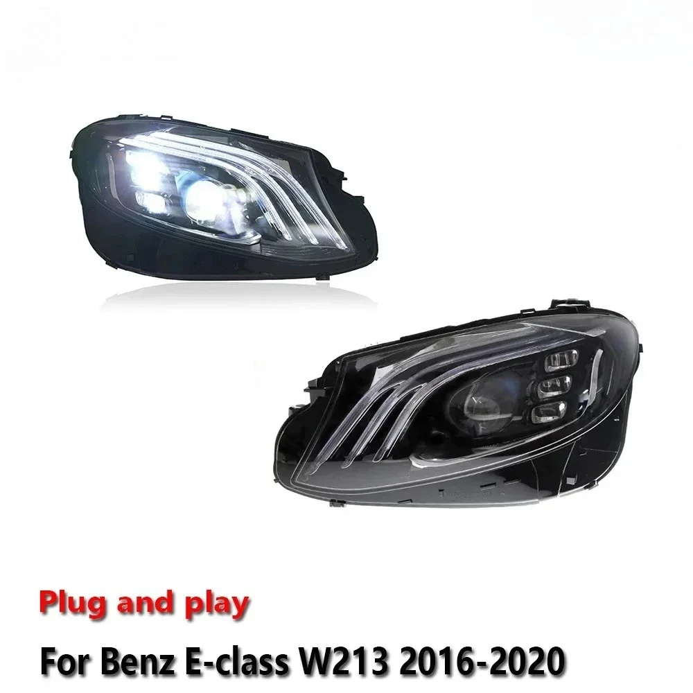 

Car LED Headlight Assemblies Lamps For Benz E-class W213 2016-2020 Fog DRL Brake Turn Signal Lamp Plug and Play