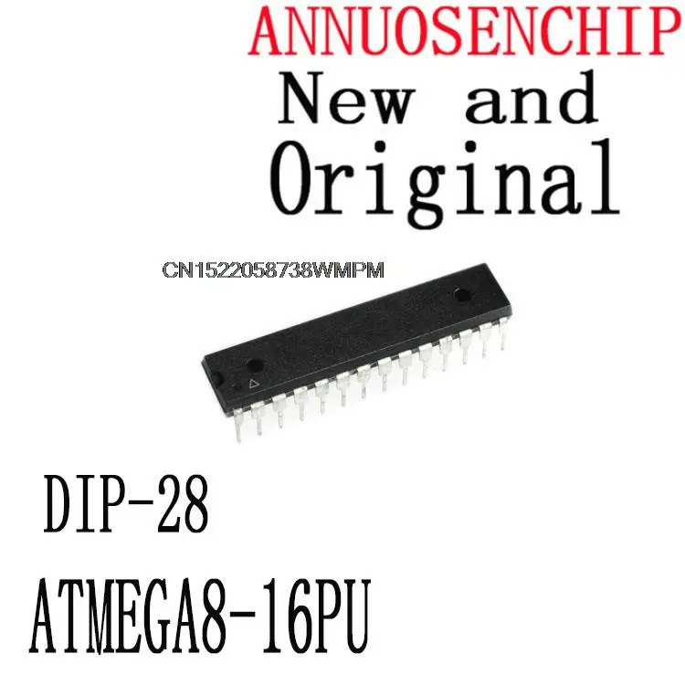 10PCS New and Original DIP-28 ATMEGA8 ATMEGA8-16PU