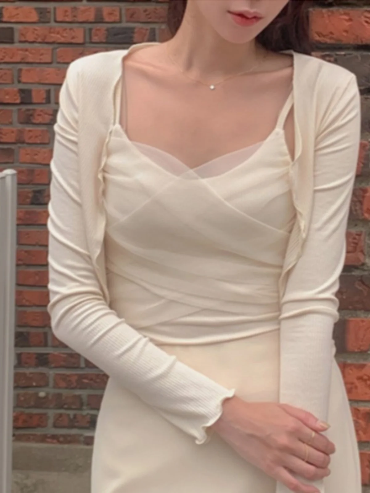 Set Rompi dan Celana Romantis untuk Wanita, Model Panjang, Pelangsing, Pakaian Dalam, Busana Musim Semi