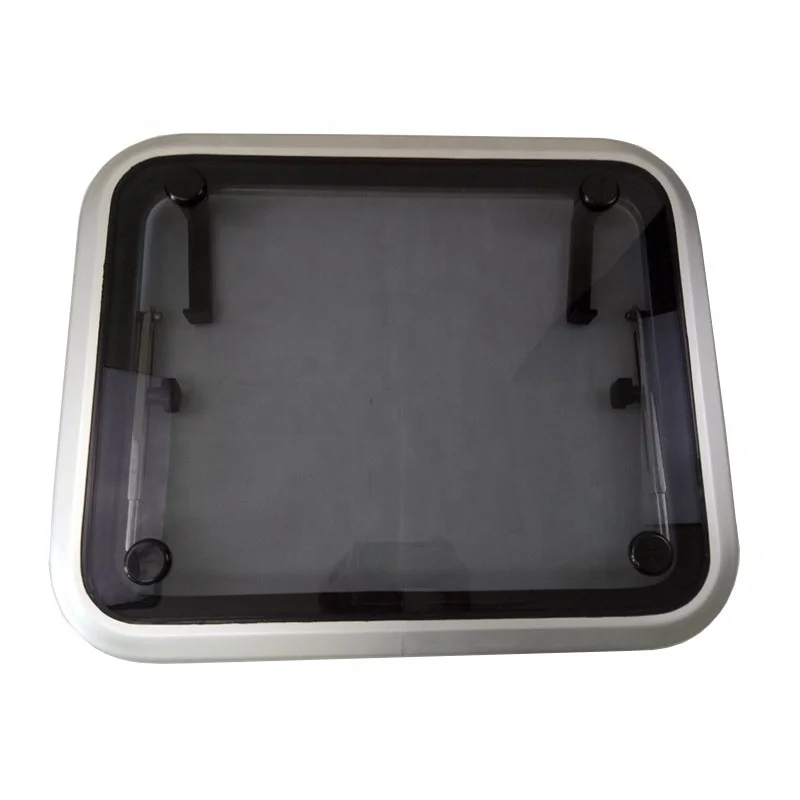 Hot Sale Customized Rectangle Marine Skylight Escape Hatch Window Aluminum Deck Hatch for Boats Yacht RV