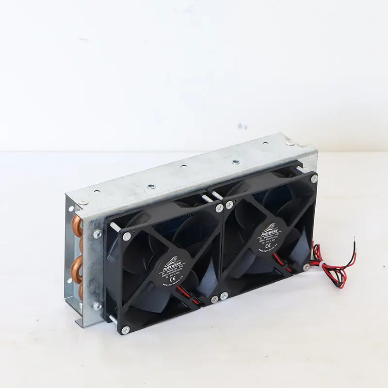 Dual Fan Small Condenser Micro Radiator Refrigerator Freezer Air Cooled Water Cooled Heat Exchanger Cold Exhaust Evaporator