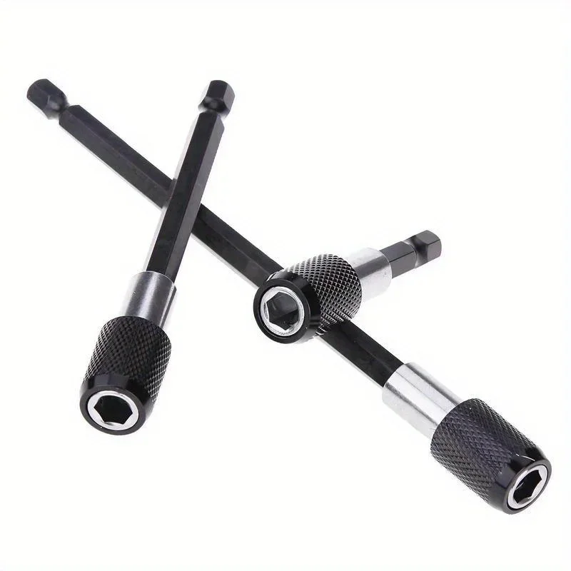 1/3pcs Magnetic Drill Bit Extension Set, Quick Release & Universal Impact Electric Motor Drill Bit Holder, Durable Tool