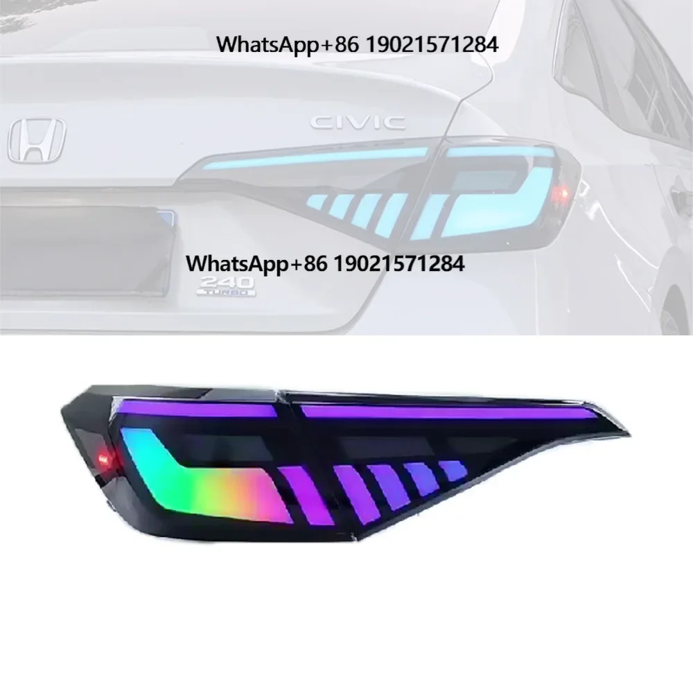 

Tail Lights RGB LED Rear Back Lamp Assembly 24V Voltage New Condition 2021-2024 For Sedan 11th Gen