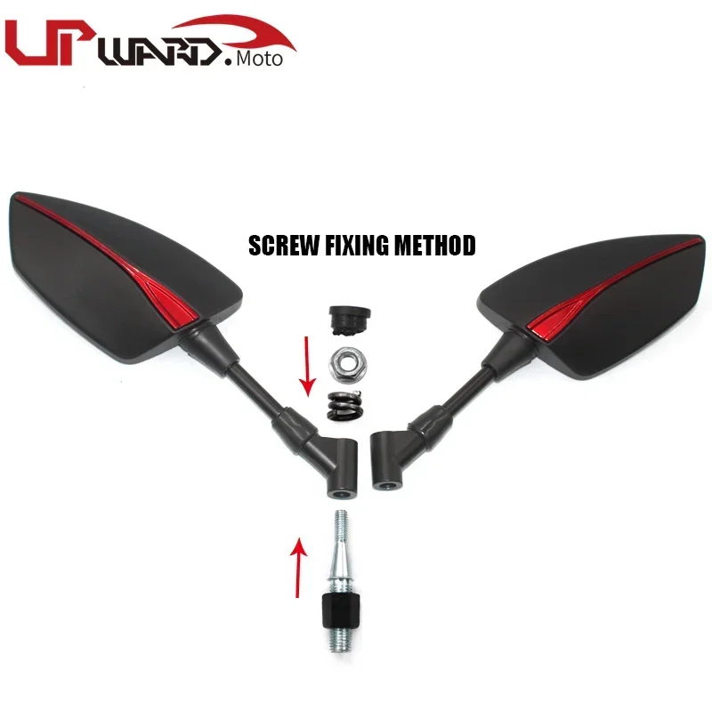 Hot Deals For Dominar 400  Motorcycle Rearview Mirror CNC Aluminum View Side Mirrors