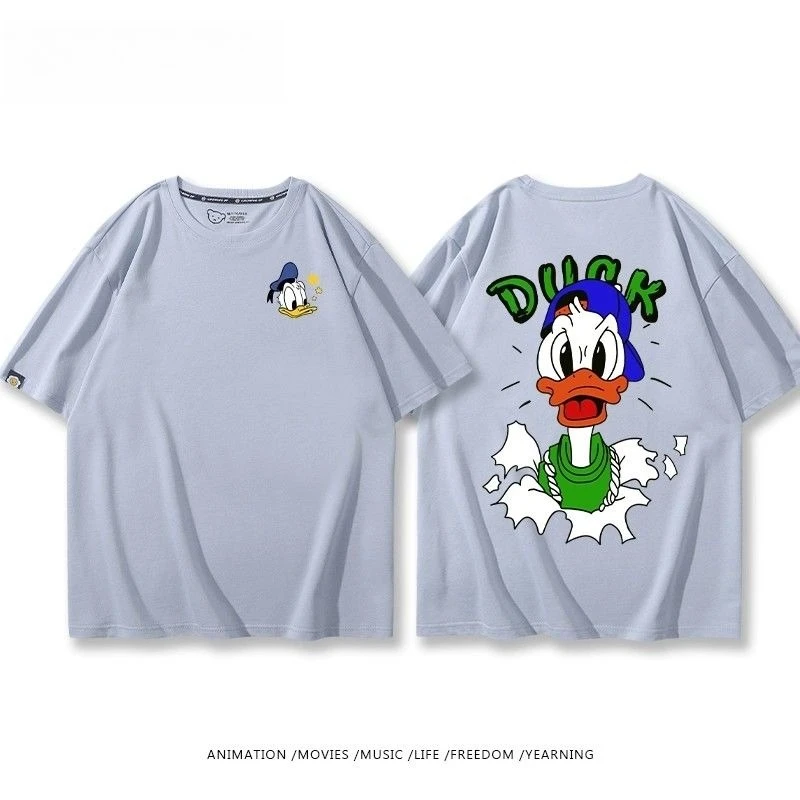 

Новинка 2023 года, семейная модная футболка из чистого хлопка для отдыха в стиле ретро, уличный студенческий стиль, стиль Y2K в стиле Харадзюку