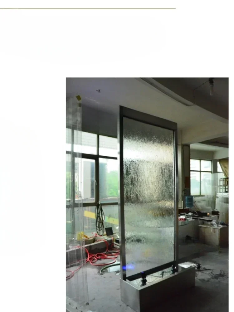

Entrance Partition Water Fountain Light Indoor Entrance Courtyard Decorative Landscaping Water Screen