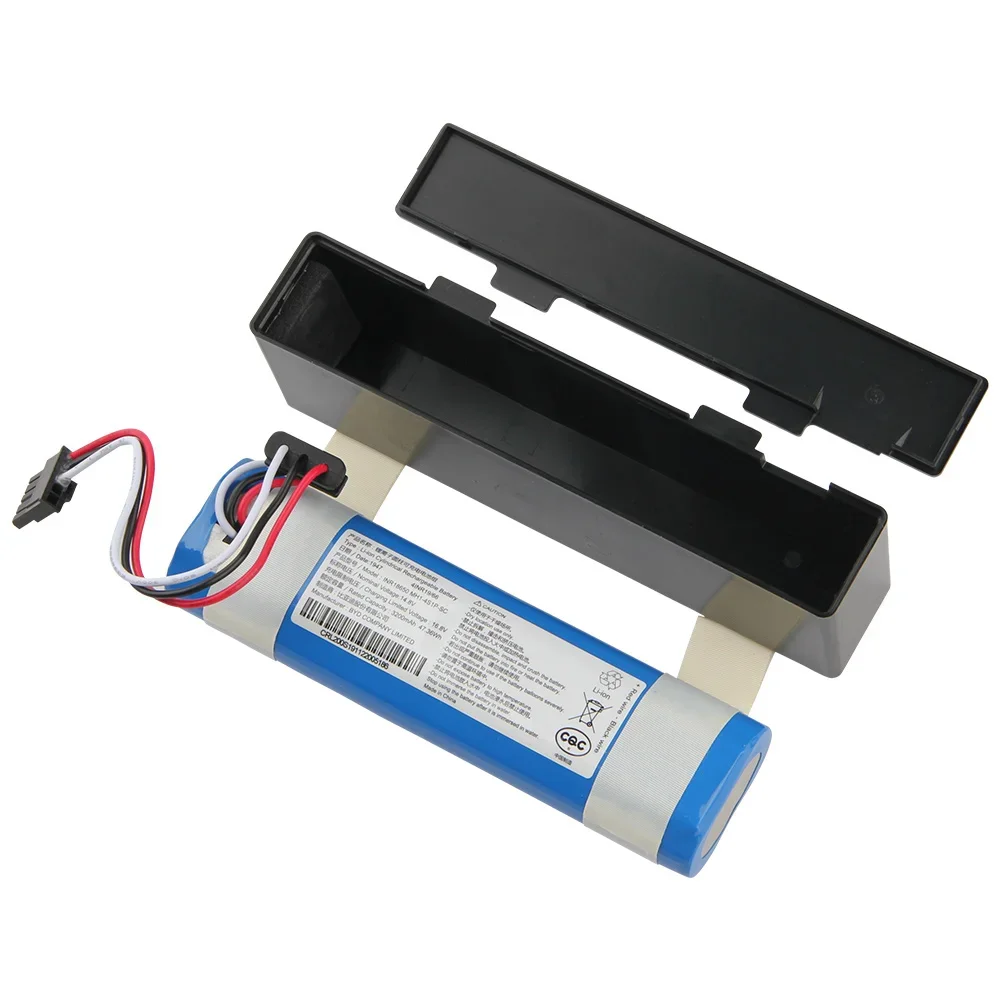New Replacement Battery INR18650 For Xiaomi Mijia Robot Vacuum-Mop P Mijia Sweeping Mopping Robot STYTJ02YM Battery 3200mAh