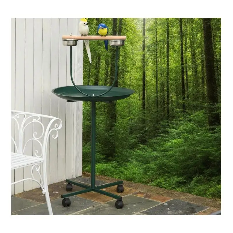 ملعب أنشطة تدريب الطيور مع ميزات ممتعة للببغاوات والطيور الصغيرة - مجموعة اللعب التفاعلية لتعزيز الخطوبة #1