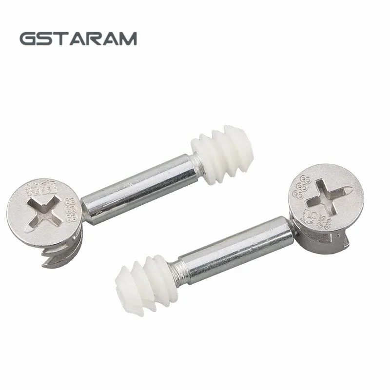 옷장 가구 커넥터, 두꺼운 40mm, 3 in 1 편심 휠 나사 패스너, 32mm, 3 in 1 커넥터 나사, 35mm