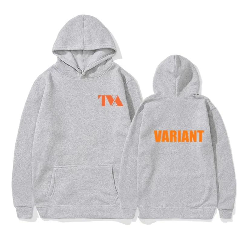 Frühlings- und Herbstmode, neues LOKI TVA Variant Letter-Design, bedruckter Streetwear-Hoodie, Unisex, Unix, warm, lässig, Sportbekleidung. – Detail 10