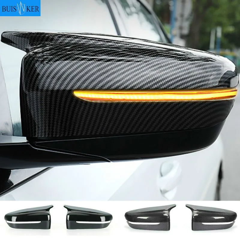 Carbon Fiber Exterior Side Rearview Mirror Cover Trim For BMW 3 4 5 7 8-Series G20 G21 G28 G11 G12 G14 G15 G16 G30 G31 G38 G22