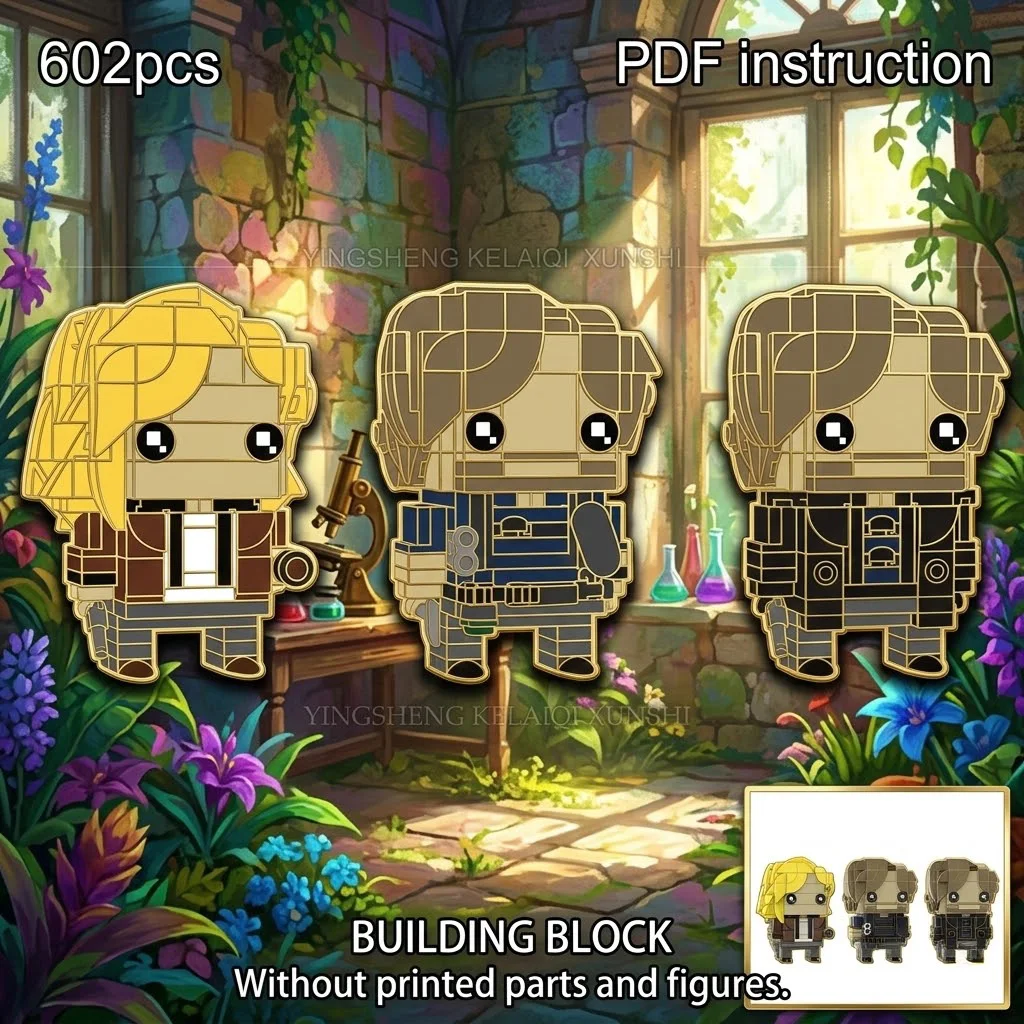 

Post Apocalyptic Survivor Character Figure Set Birthday Gift Desktop Decoration Building Bricks Toy