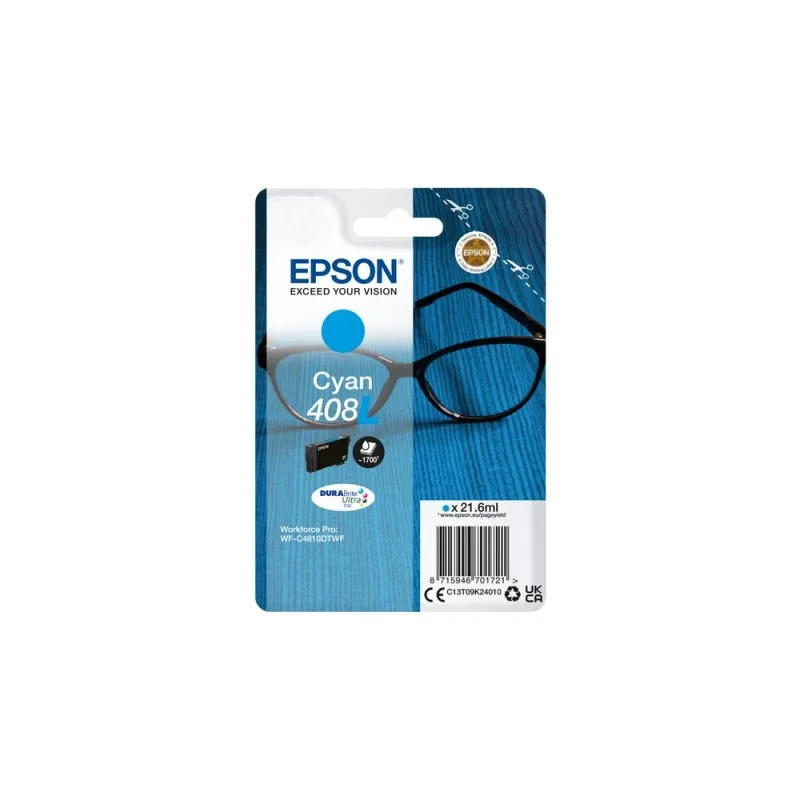 Epson 408L Cyan Original ink cartridge-C13T09K24010 C13T09K24010 tintasycartuchos.com