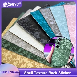 Fonlyu 3D Shell Texture Back Skin For Samsung S24 S23 Ultra Rear Cover Protective Sticker for Mobile Phone Film Cutting Machine