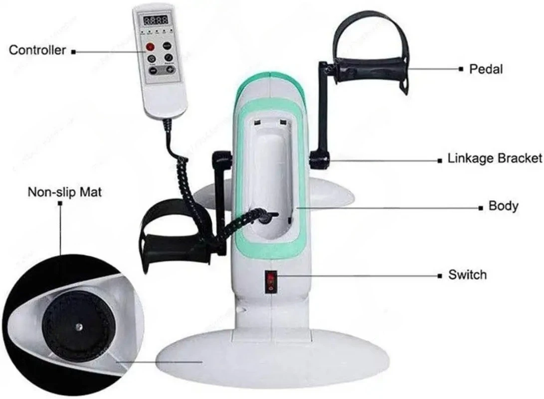 Electric Rehabilitation Training Stepper Household Pedal Stepper Exercise Machine for Hemiplegia Stroke Elderly Limbs Rehabili