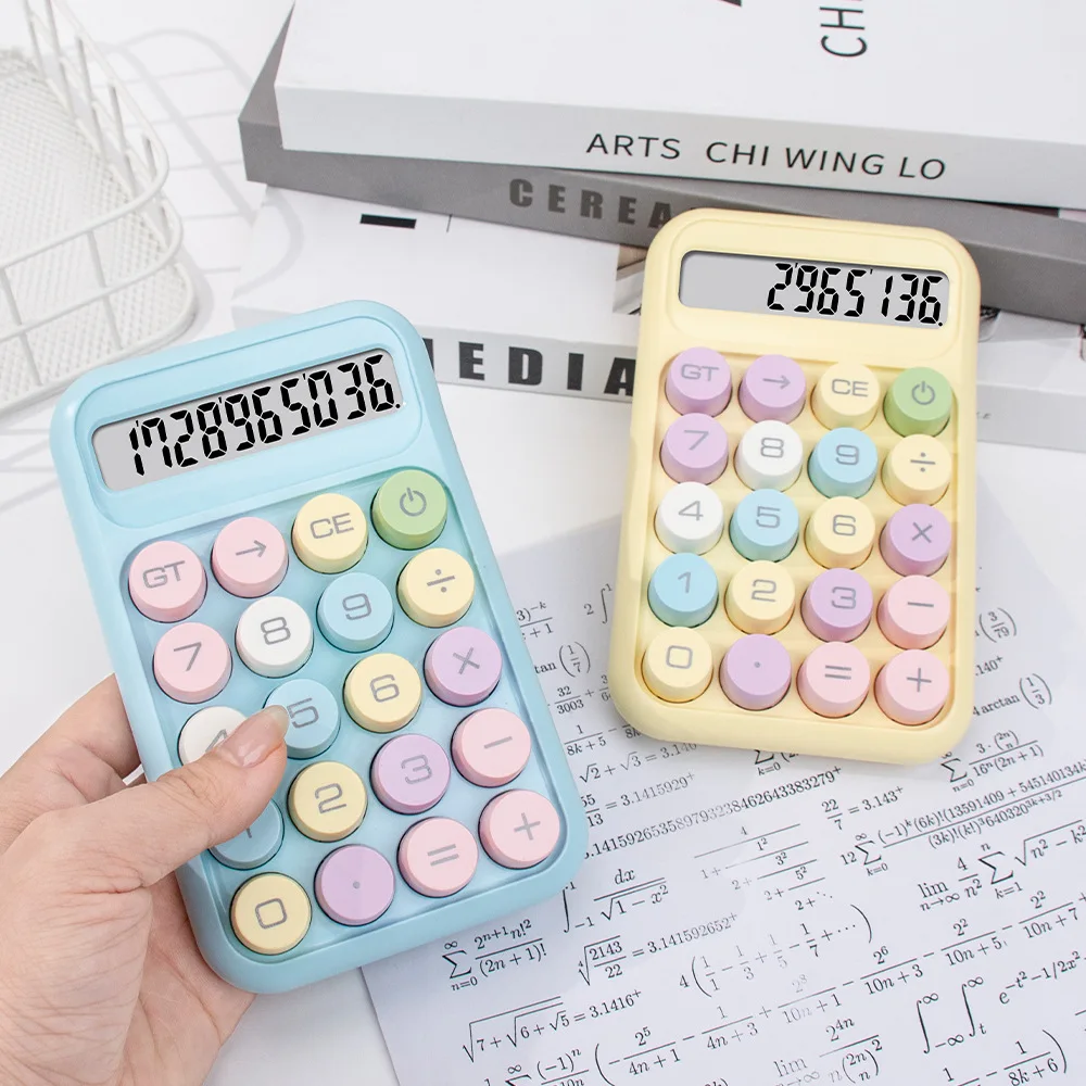 New-Style Dopamine Candy-Colored High-Aesthetic Calculator: Multi-Functional for College Students & Kids