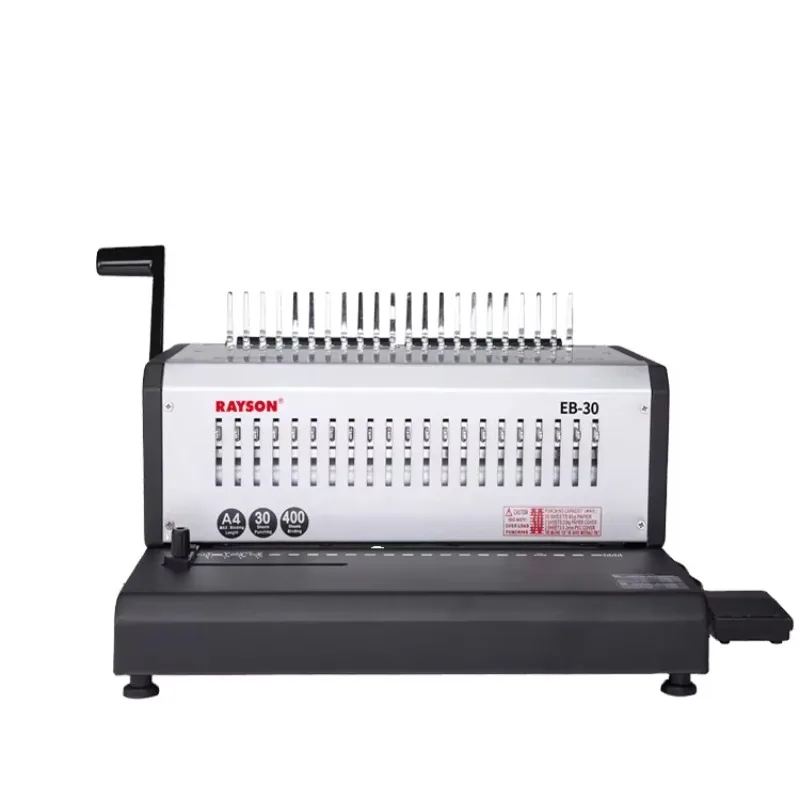 

EB-30 High Quality Electric Paper Comb Binder Customizable Paper Binding Machine