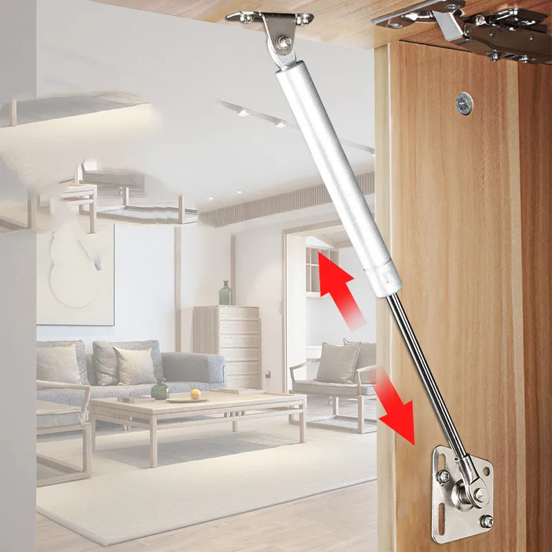 

120/150/200N Kitchen Cabinet Door Lift Pneumatic Support Hardware Hydraulic Hinges Door Lift Support Tools for Wood Furniture
