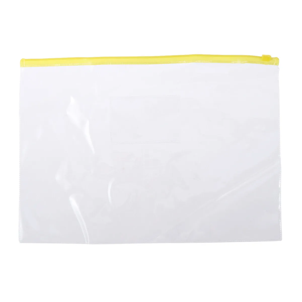 Sacs à dossiers en PVC renforcé, format A4, pochette transparente à fermeture éclair pour organiser les documents, rouge, jaune, bleu, vert, rangement Portable, 12 pièces