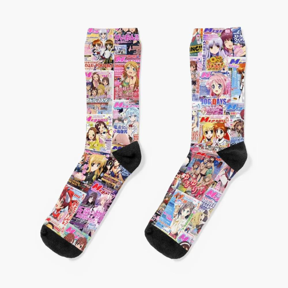 Megami Magazine Socks hiphop designer japanese fashion Designer Man Socks Women's