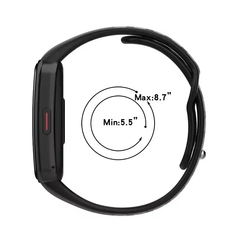 Silicone Strap For Huawei Band 6Pro huawei band 6 Smart watch Replacement correa Breathable Sport bracelet Honor Band 6Pro Strap image 5
