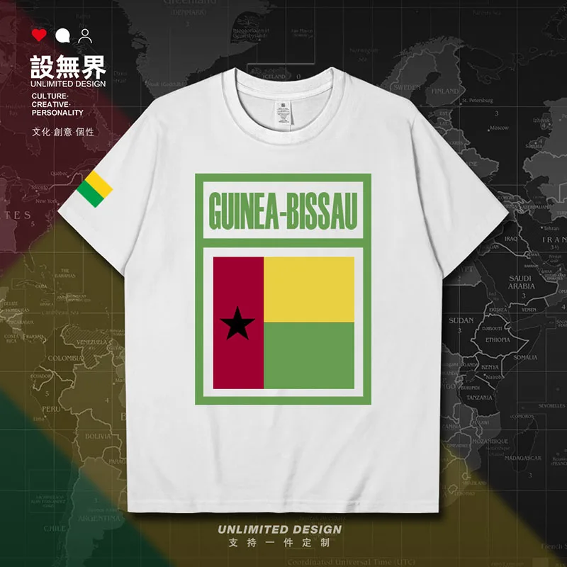 Republic of Guine Bissau Guinean Bissau GNB mens t shirt Short-sleeved white jerseys brands gyms sports printed clothes summer