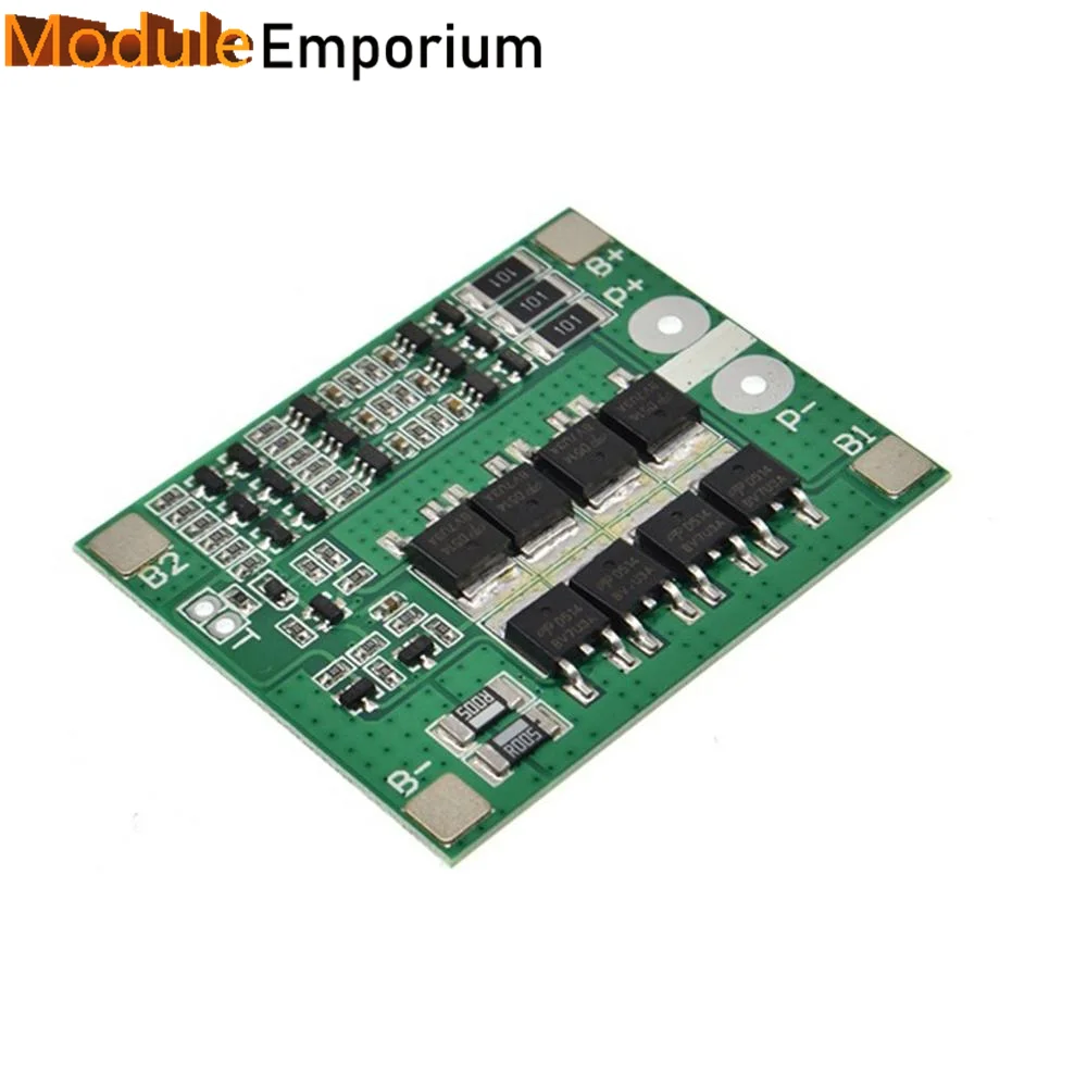 3S 12V18650 Lithium Battery Protection Board HX-3S-FL25A-A 11.1V-12.6V with Equalization 25A Over-Current Protection