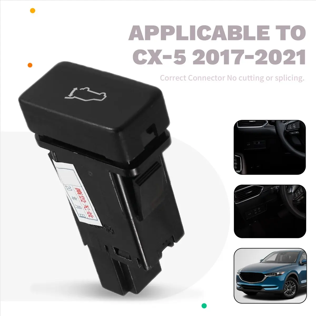 #06M (Black)Car Tailgate LiftgateI Back Door Trunk Lock Release Switch for Mazda,Automotive Parts & Accessories