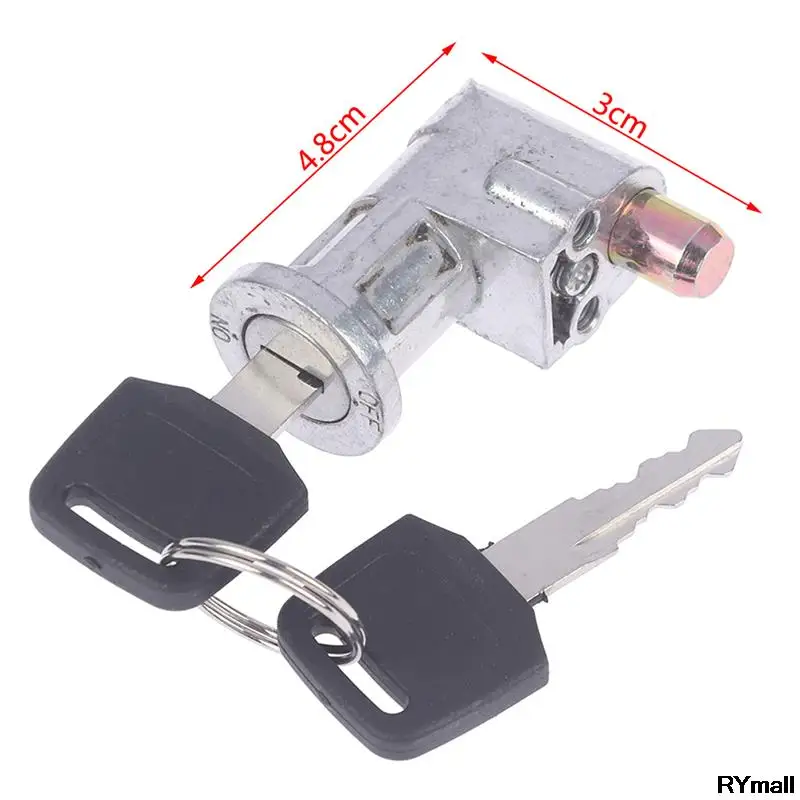 New Universal Battery Chager Mini Lock with 2 keys For Motorcycle Electric Bike