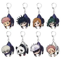 2024 Jujutsu Kaisen Anime Keychain Gojo Satoru Ryomen Sukuna Cartoon Figures Keychain Bag Pendant Small Gifts for Friends