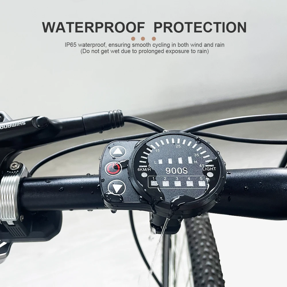 KT Ebike عرض LED900S 24 فولت 36 فولت 48 فولت SM/مقاوم للماء دراجة كهربائية عرض ل دراجة كهربائية ebike تحويل عدة الملحقات #5