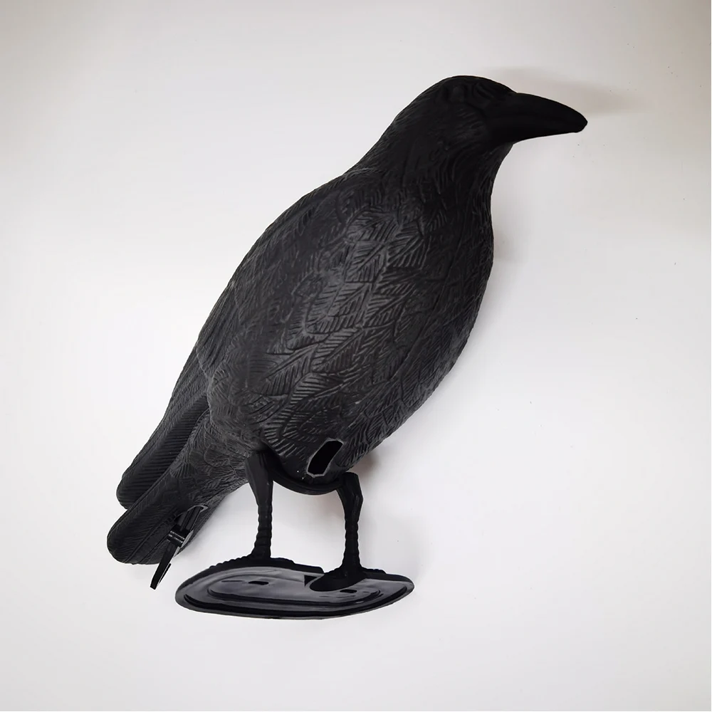 Simulation Crow Black Fake Raven Bird Repellent Natural Pest Control Pigeon Repellent Garden Decor Outdoor Yard Decoy Supplies