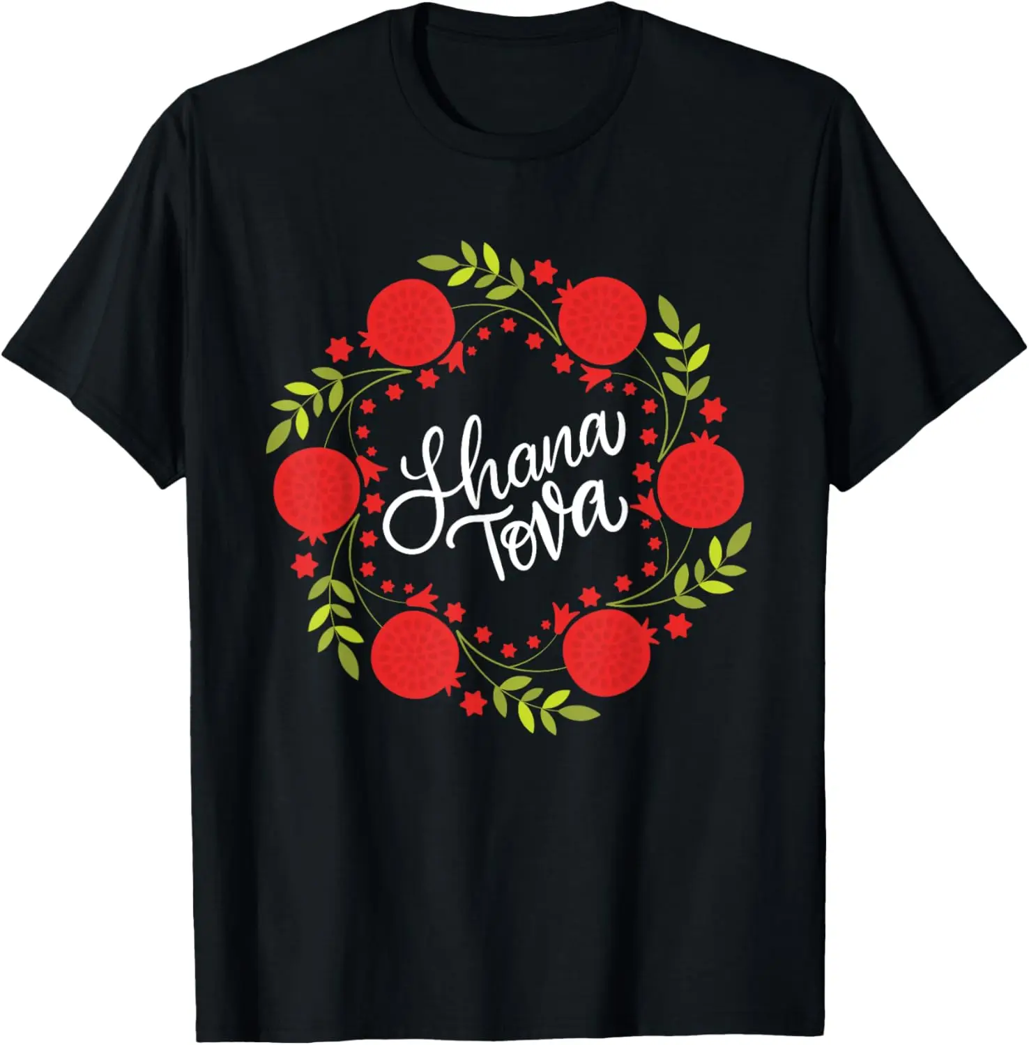 

Rosh Hashanah Shana Tova, Pomegranates T-Shirt