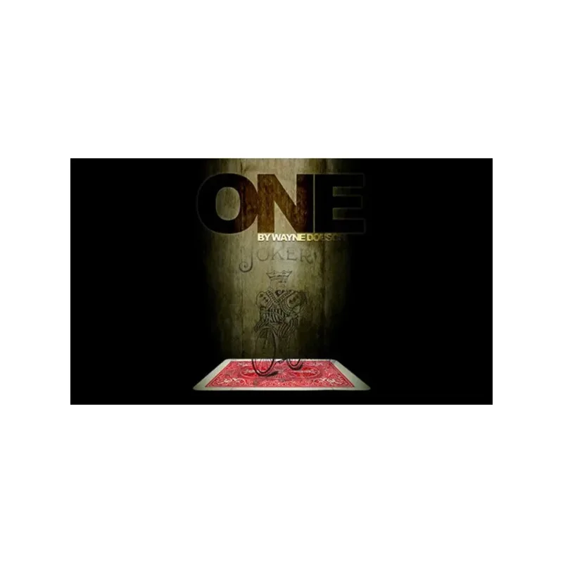 ONE By Wayne Dobson Close Up Magic Trick Card Magic Magia Magie Magica Magicians Prop Accessory Illusion Gimmick