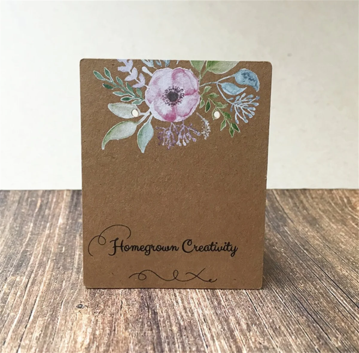 50pcs Custom Earring Cards - Pastel Flower Garden - Packaging - Necklace Cards - Hair bows - Jewelry - Price Tags