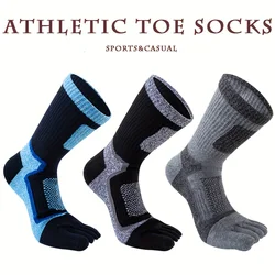 1 Pair Toe Socks for Men and Women Five Fingers Sock Cotton Autumn and Winter Athletic Toe Socks for Running Spots Yoga Casual