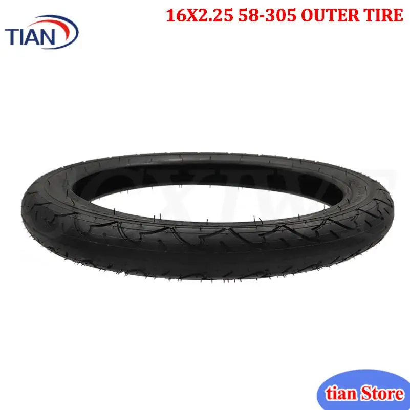 16x2.25 (58-305) 16 inch lightning mount electric bicycle tire electric bicycle tire bicycle tire