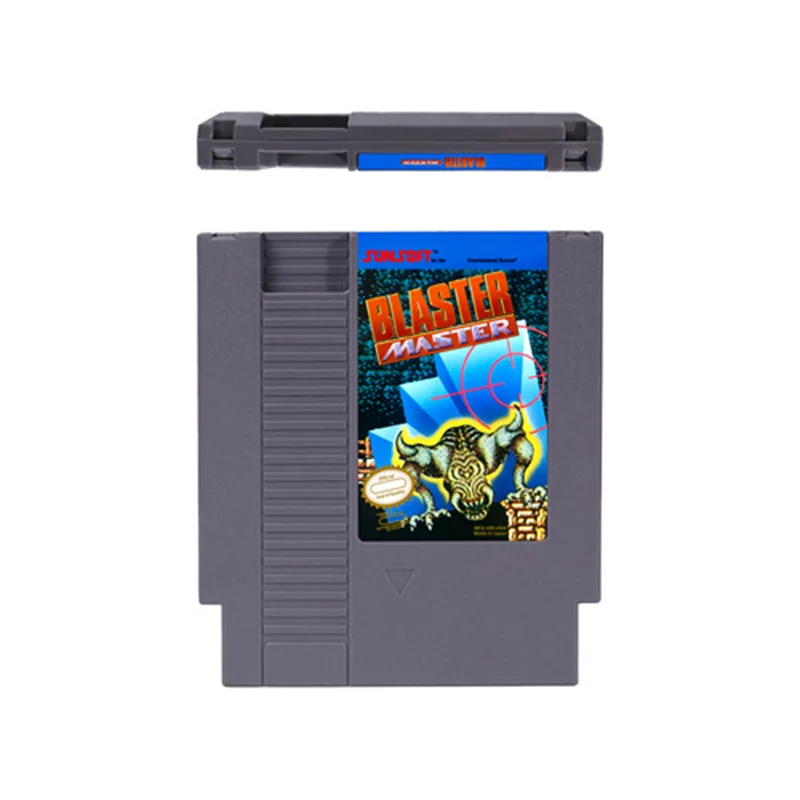 لعبة Blaster Master Action لخرطوشة ألعاب 72 دبابيس مناسبة لوحدة تحكم ألعاب الفيديو NES 8 بت