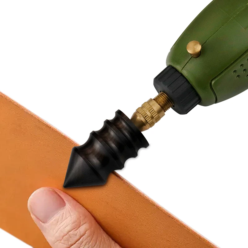 3Mm Paars Licht Sandelhout Elektrische Slijpkop Diy Lederen Polijststok Trimmen Rand Afdichting Staaf Handmatige Lederen Gereedschap